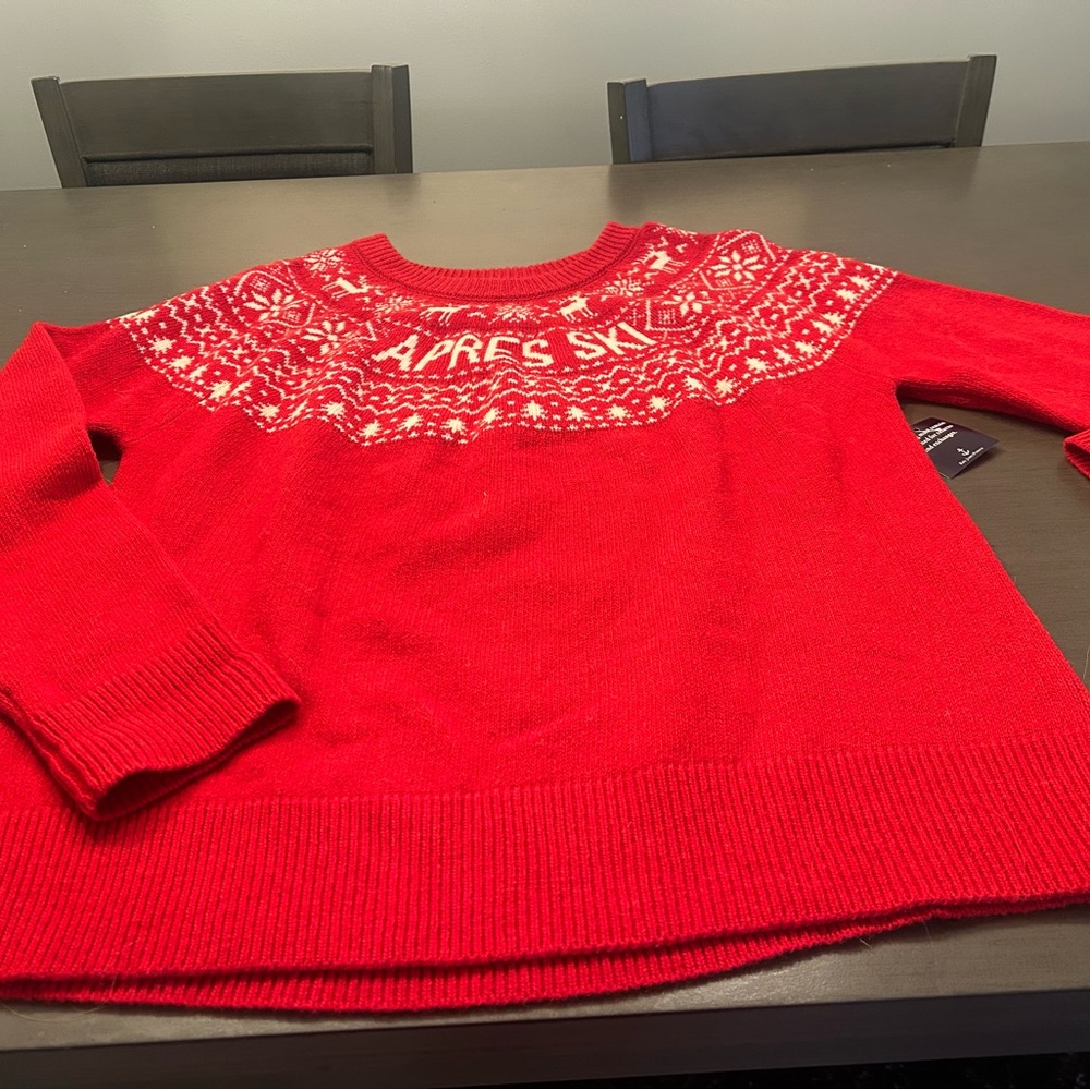 Kiel James Patrick Red Après Ski Sweater